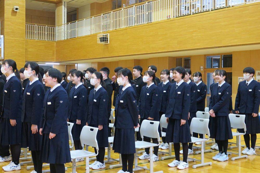 ３学期始業式の様子4